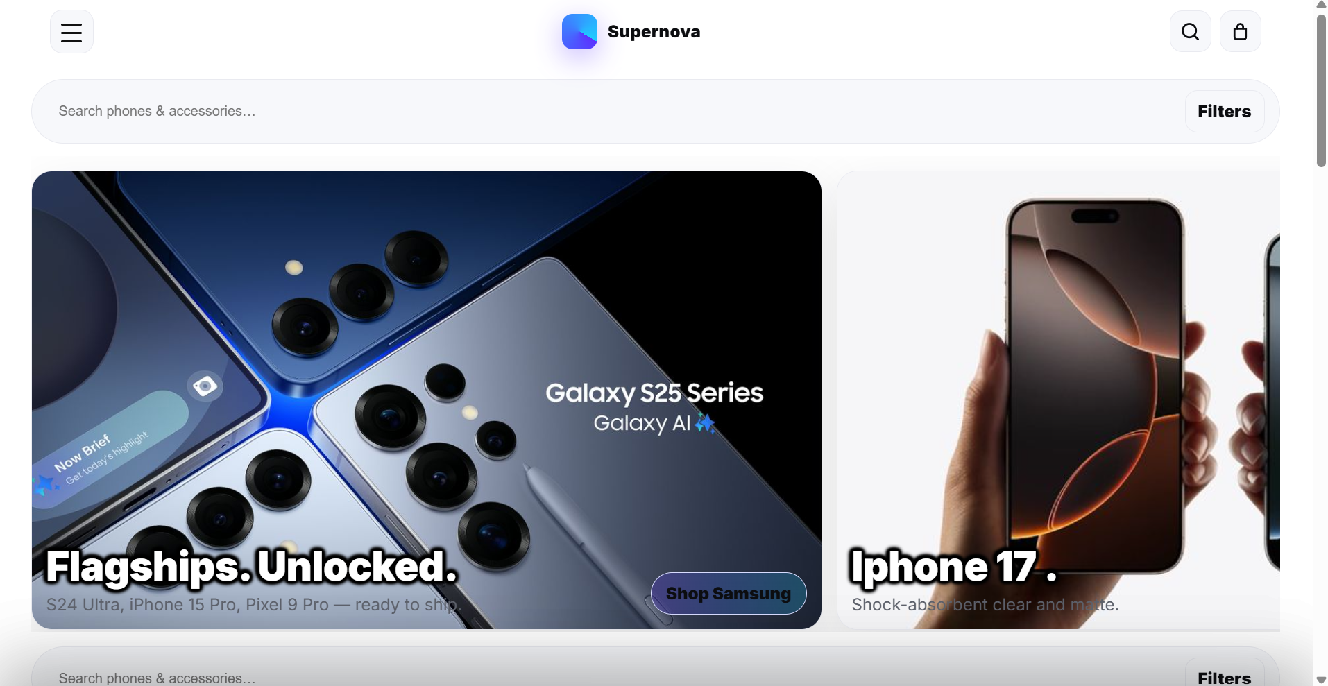Supernova — Phones & Accessories